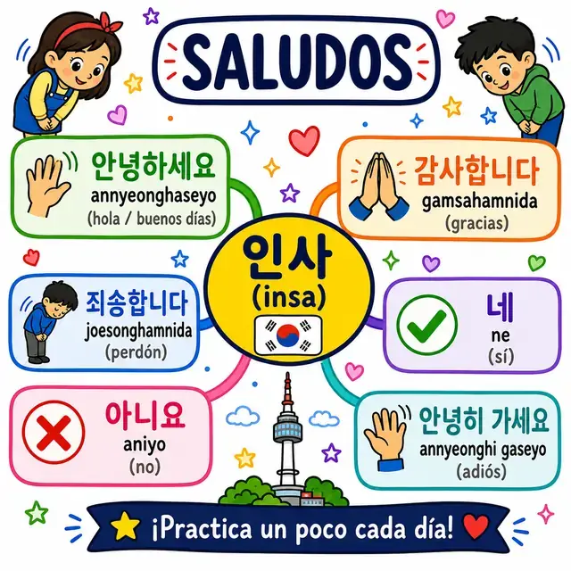 Mapa mental: Saludos